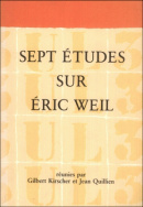 Sept études sur Éric Weil