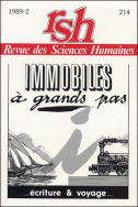 Revue des Sciences Humaines, n°214/avril - juin 1989