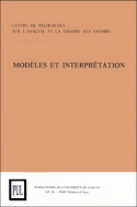 Modèles et interprétation