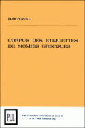 Corpus des étiquettes de momies grecques