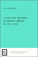 L'évolution politique de Bertolt Brecht de 1913 à 1933
