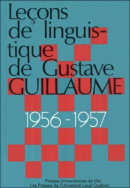 Leçons de linguistique de Gustave Guillaume 1956-1957