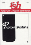 Revue des Sciences Humaines, n°210/avril - juin 1988