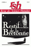 Revue des Sciences Humaines, n°212/octobre - décembre 1988