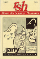Revue des Sciences Humaines, n°203/juillet - septembre 1986