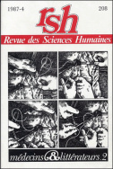 Revue des Sciences Humaines, n°208/octobre - décembre 1987