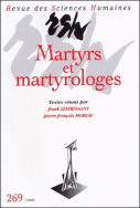 Revue des Sciences Humaines, n°269/janvier - mars 2003