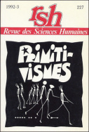 Revue des Sciences Humaines, n°227/juillet - septembre 1992