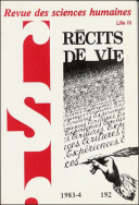 Revue des Sciences Humaines, n°192/octobre - décembre 1983
