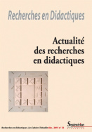 Recherches en Didactiques, n°12/décembre 2011