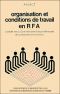 Organisation et conditions de travail en RFA