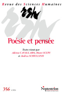 Revue des Sciences Humaines, n° 356/octobre-décembre 2024