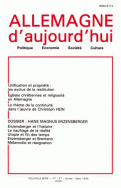 Allemagne d'aujourd'hui, n°127/janvier - mars 1994