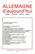 Allemagne d'aujourd'hui, n°154/octobre - décembre 2000