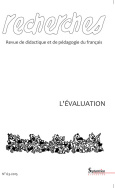 Recherches, n° 63/2<sup>e</sup> semestre 2015