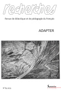 Recherches, n° 83/ 2<sup>e</sup> semestre 2025