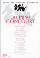 Revue des Sciences Humaines, n°259/juillet - septembre 2000