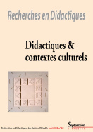 Recherches en Didactiques, n°25/mai 2018