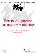Revue des Sciences Humaines, n°326/avril - juin 2017
