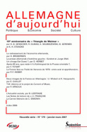 Allemagne d'aujourd'hui, n°179/janvier - mars 2007