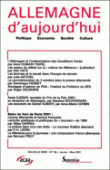 Allemagne d'aujourd'hui, n°155/janvier - mars 2001