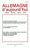 Allemagne d'aujourd'hui, n°138/octobre - décembre 1996