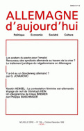 Allemagne d'aujourd'hui, n°137/juillet - septembre 1996