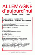 Allemagne d'aujourd'hui, n°118/octobre - décembre 1991
