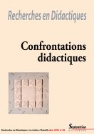 Recherches en Didactiques, n° 20/décembre 2015