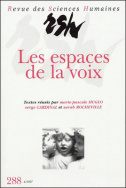 Revue des Sciences Humaines, n°288/octobre - décembre 2007
