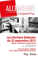 Allemagne d'aujourd'hui, n°206/octobre - décembre 2013