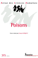 Revue des Sciences Humaines, n°315/juillet - septembre 2014