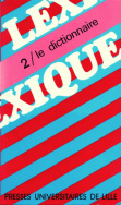 Lexique 2 / Le dictionnaire