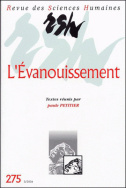 Revue des Sciences Humaines, n°275/juillet - septembre 2004