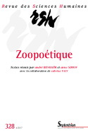 Revue des Sciences Humaines, n° 328/décembre 2017