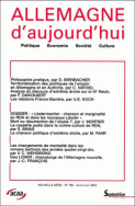 Allemagne d'aujourd'hui, n°160/avril - juin 2002
