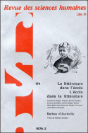 Revue des Sciences Humaines, n°174/avril - juin 1979