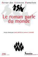 Revue des Sciences Humaines, n°299/juillet - septembre 2010