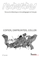 Recherches, n° 75/2<sup>e</sup> semestre 2021