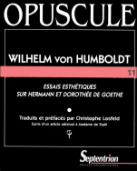 Essais esthétiques sur Hermann et Dorothée de Goethe