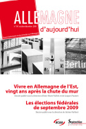 Allemagne d'aujourd'hui, n°190/octobre - décembre 2009