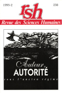 Revue des Sciences Humaines, n°238/avril - juin 1995