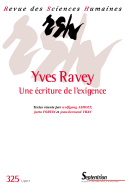 Revue des Sciences Humaines, n°325/janvier - mars 2017