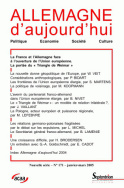 Allemagne d'aujourd'hui, n°171/janvier - mars 2005