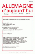 Allemagne d'aujourd'hui, n°121/juillet - septembre 1992