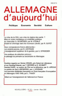 Allemagne d'aujourd'hui, n°151/janvier - mars 2000