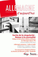 Allemagne d'aujourd'hui, n°192/avril - juin 2010