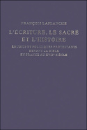 L’Écriture, le Sacré et l’Histoire