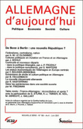 Allemagne d'aujourd'hui, n°156/avril - juin 2001