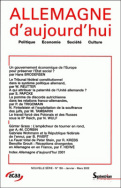 Allemagne d'aujourd'hui, n°159/janvier - mars 2002